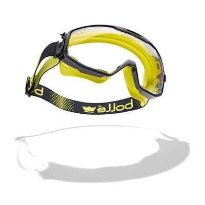 Bollé Safety UNIVERSAL GOGGLE Klare / Grün / Luftdichte Vollsichtbrillen UNIVGN11W