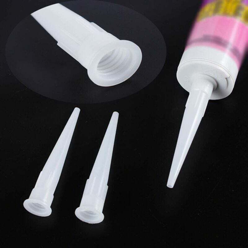 Vurahome – Packung Mit 100 Silikon-kartuschenaufsätzen, Ersatz-silikonaufsätzen, Kartuschenaufsätzen