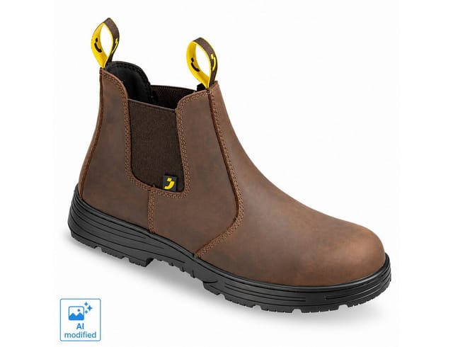Safety Jogger - Jackman S3 rutschfeste Sicherheitsstiefel, Braun, 46