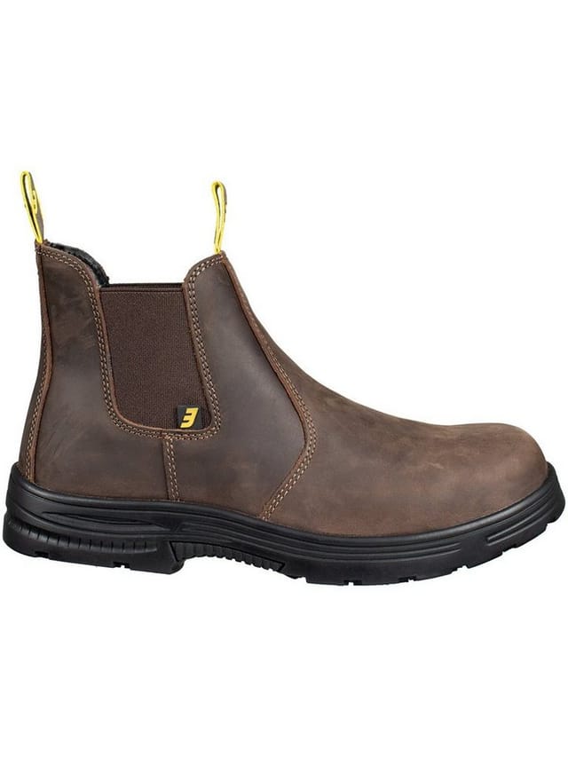 Safety Jogger - Jackman S3 rutschfeste Sicherheitsstiefel, Braun, 44