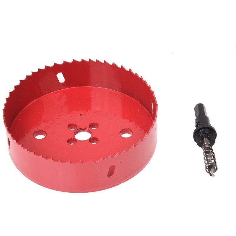 125-mm-lochsäge Mit Bohrkrone Für Korkplatten, Kunststoffplatten, Trockenbau, Trockenbaumaterialien, Holz, Metalle