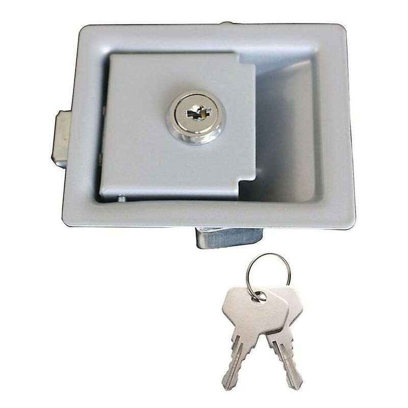 Wohnmobil-eingangstürschloss – Mechanisches Wohnmobil-türschloss (silber)