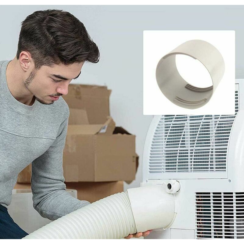 Vurahome - 150-mm-schlauchadapter Für Mobile Klimaanlagen - Geeignet Für Klimaanlagen-schlauchgewinde Mit Rechts- Und Linkslauf