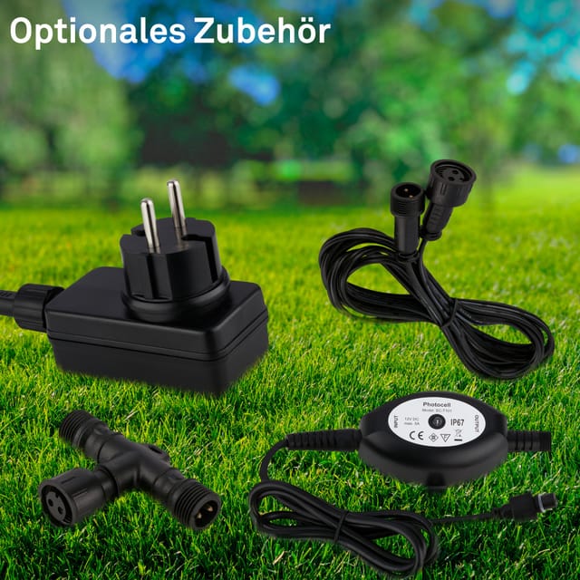 Briloner - connect to shine Erweiterungsset Tilia mit 3er Set led Bodeneinbaustrahler, IP67