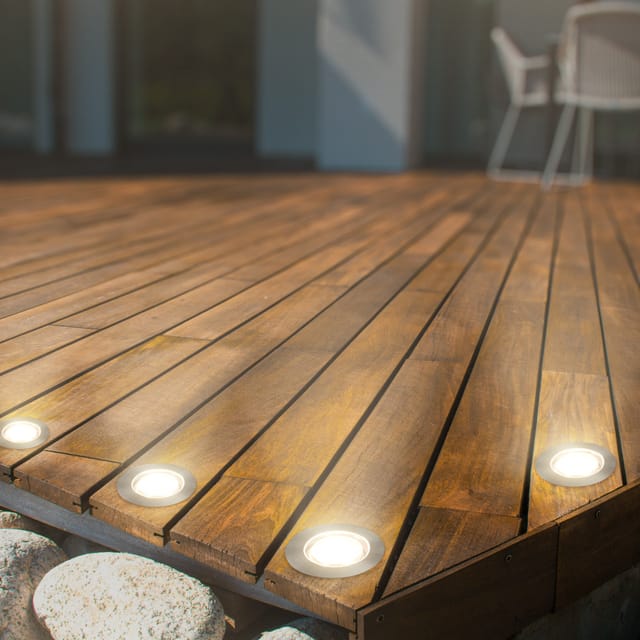 Briloner - connect to shine Starterset Tilia mit 3er Set led Bodeneinbaustrahler, IP67