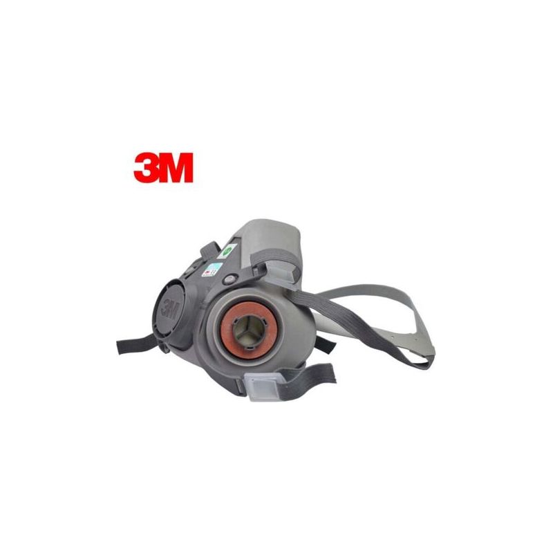 Vurahome - 3m™ 6200 Wiederverwendbare Halbmaske – Leichtes Elastomer – En140/ce-zertifiziert – Bajonettverschluss – Schutz Vor Partikeln Und Gasen