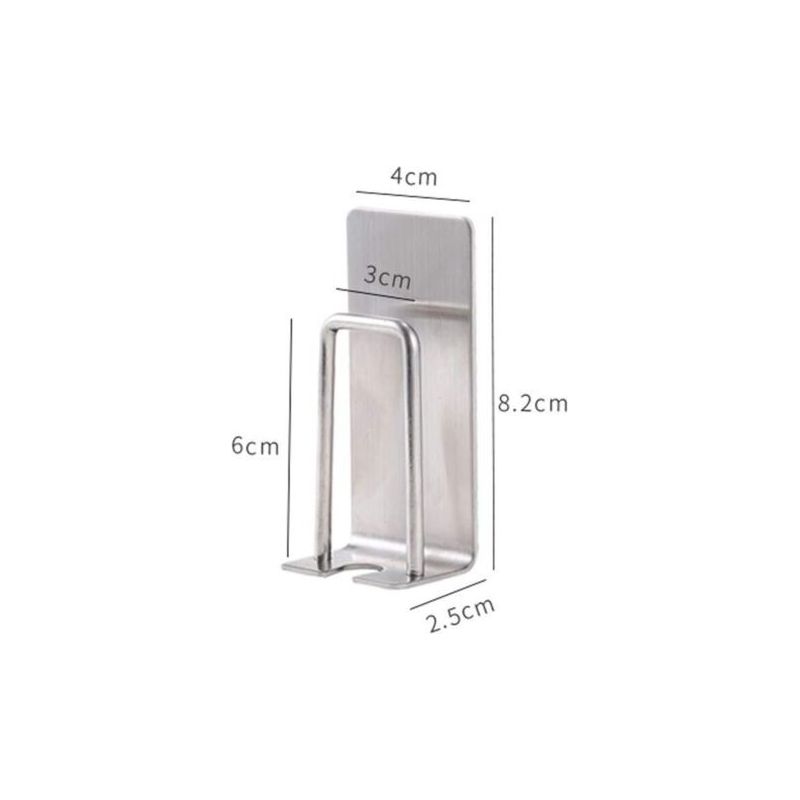 Vurahome – Zahnbürstenhalter-set, 4er-packung Aus Edelstahl – Wandmontage – Für Tassen, Becher Und Zahnbürsten – Wasserdicht Und Selbstklebend – Kein Bohren Erforderlich – Fürs Badezimmer...
