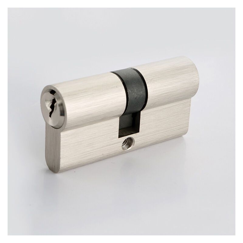 Vurahome – 30x30 Mm Doppelschließzylinder Für Außen-/eingangstüren, 6 Stifte, 3 Schlüssel, Vernickelt