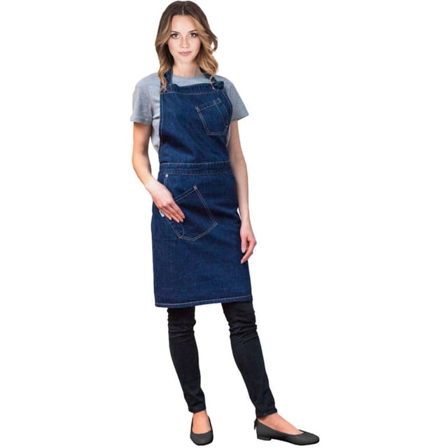 Jeans Latzschürze für Damen 90x88 cm