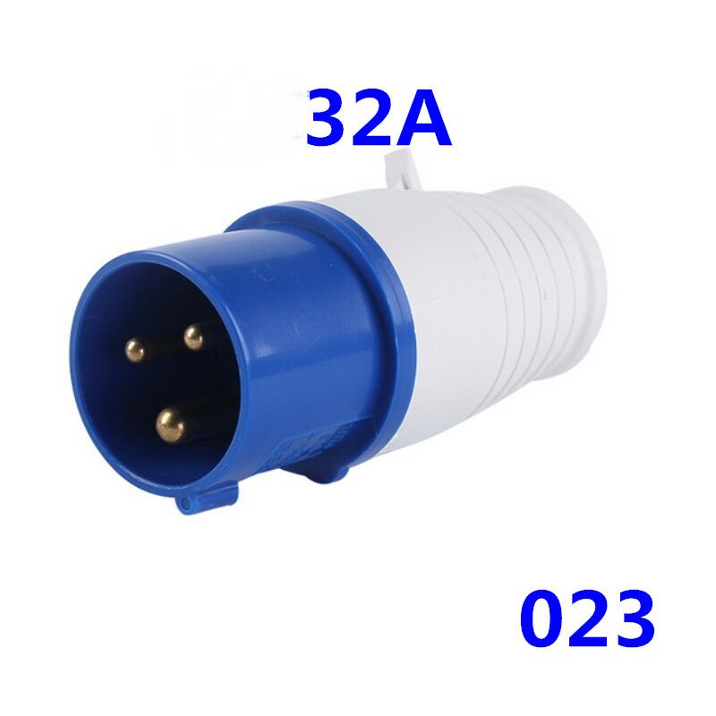 023 Industriell Industrie-buchse Und Industrie-stecker 32a Cee Einphasig Dreiphasig, 220v-250v Wasserdicht Ip44 Für Verlängerungskabel, Wohnmobi Hochauflösendes Foto Innenbereich