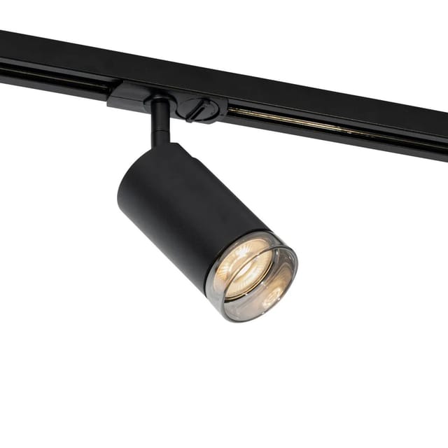 Moderner Strahler mit Rauchring für 1-phasiges Schienensystem GU10 50mm - Iconic Jeana