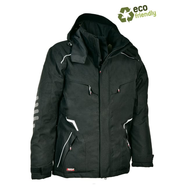 Cofra Winter-Arbeitsjacke wasserdicht Igarka 200 g/m² Schwarz 56