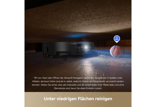 DREAME X50 Master Staubsaugerroboter mit 24,9cm Basisstation, automatisches Nachfüllen und Entleeren, Nachlaufsystem