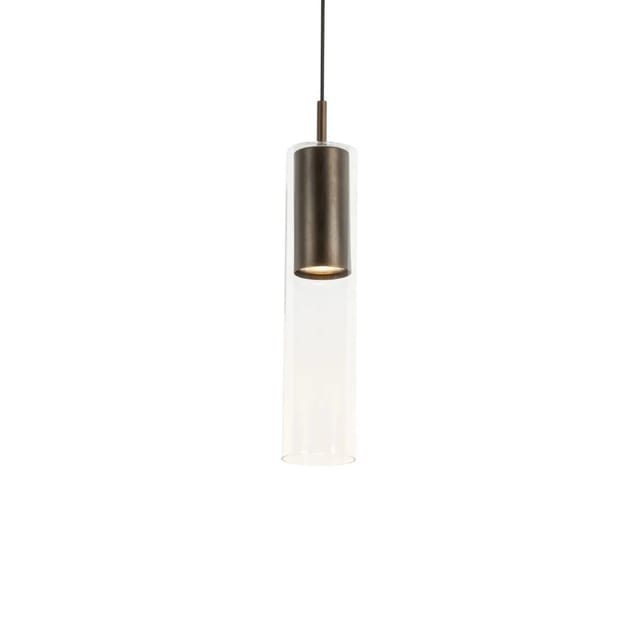 Moderne Pendelleuchte Dunkelbronze für Schienensystem 1-phasig - Iconic Lloyd