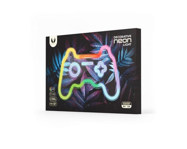 Neon led rgb gamepad flrne04+rc - Forever