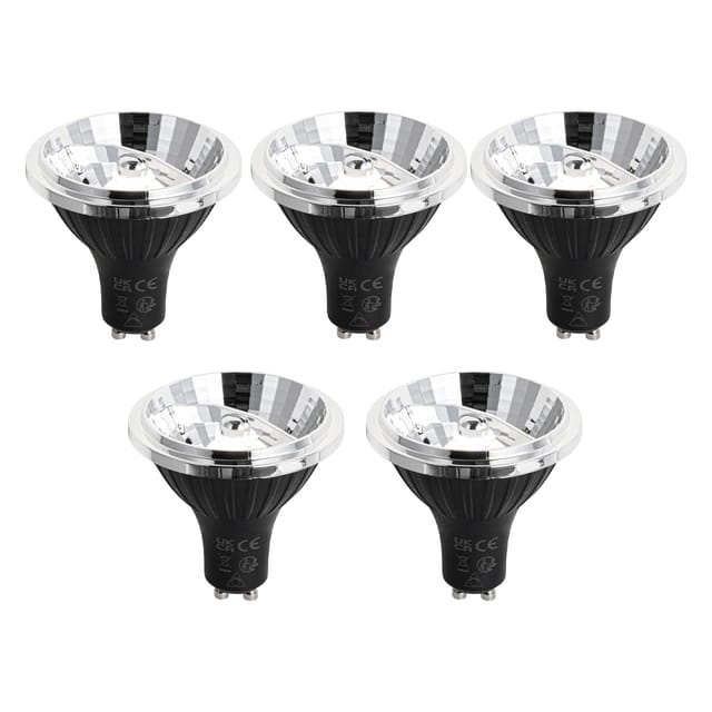 Luedd - 5er-Set GU10 3-Stufen-Dimmbare LED-Lampe 70mm 6,5W 600LM 4000K