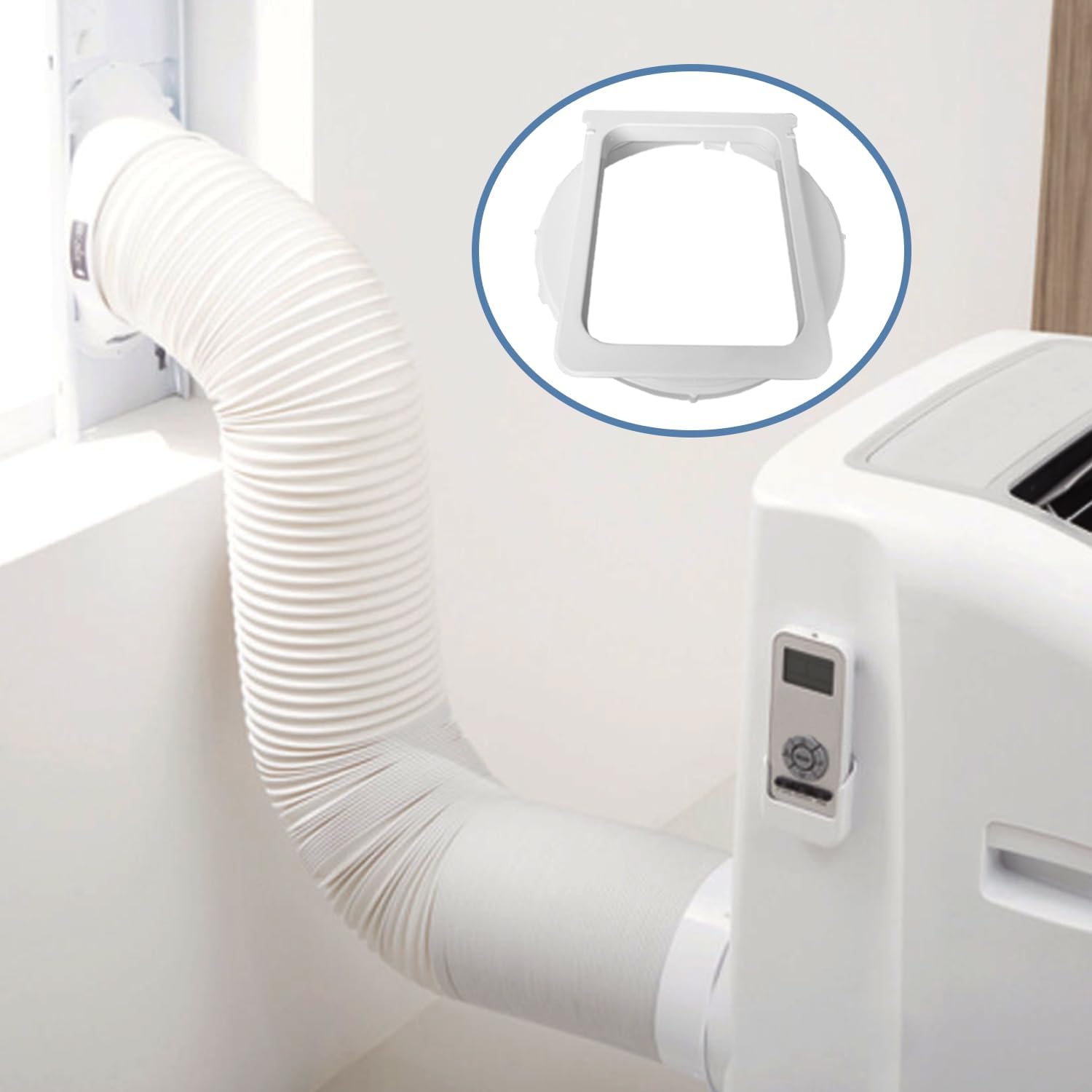 Tuyau Climatiseur Mobile Adaptateur Clim Fenetre,climatiseur Adaptateur De Tuyau De Fenêtre Interface,pour Climatiseur Mobile 150mm Coupleur De Tube Extension Raccord Tuyau Pièce De Raccord