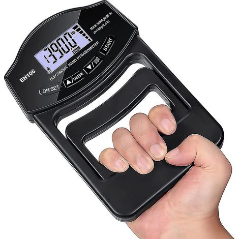 Griffkraftmessgerät, 180 Kg Digitales Handdynamometer, Usb-anschluss, Lcd-bildschirm
