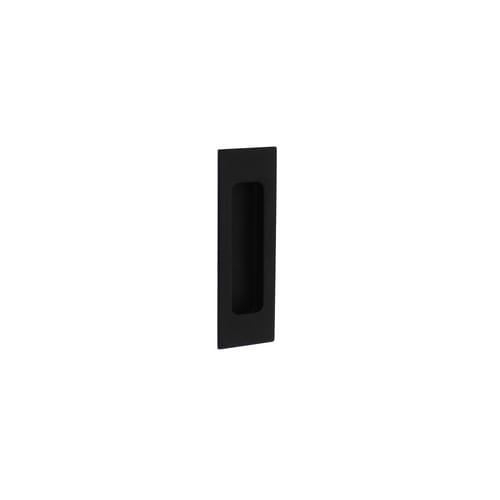Intersteel - Griffmuschel eckig 120x40 mm Edelstahl/Schwarz