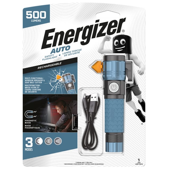 Auto Metal Light led Taschenlampe akkubetrieben 500 lm - Energizer
