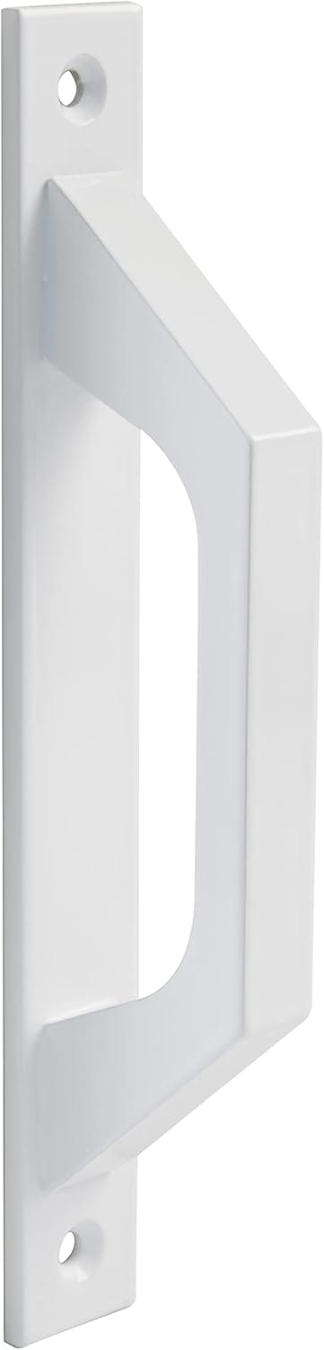 Gerader Griff aus weißem Aluminium für Schiebe- oder Flügeltüren – 198 x 25 x 40 mm Funktioneller und komfortabler gerader Griff