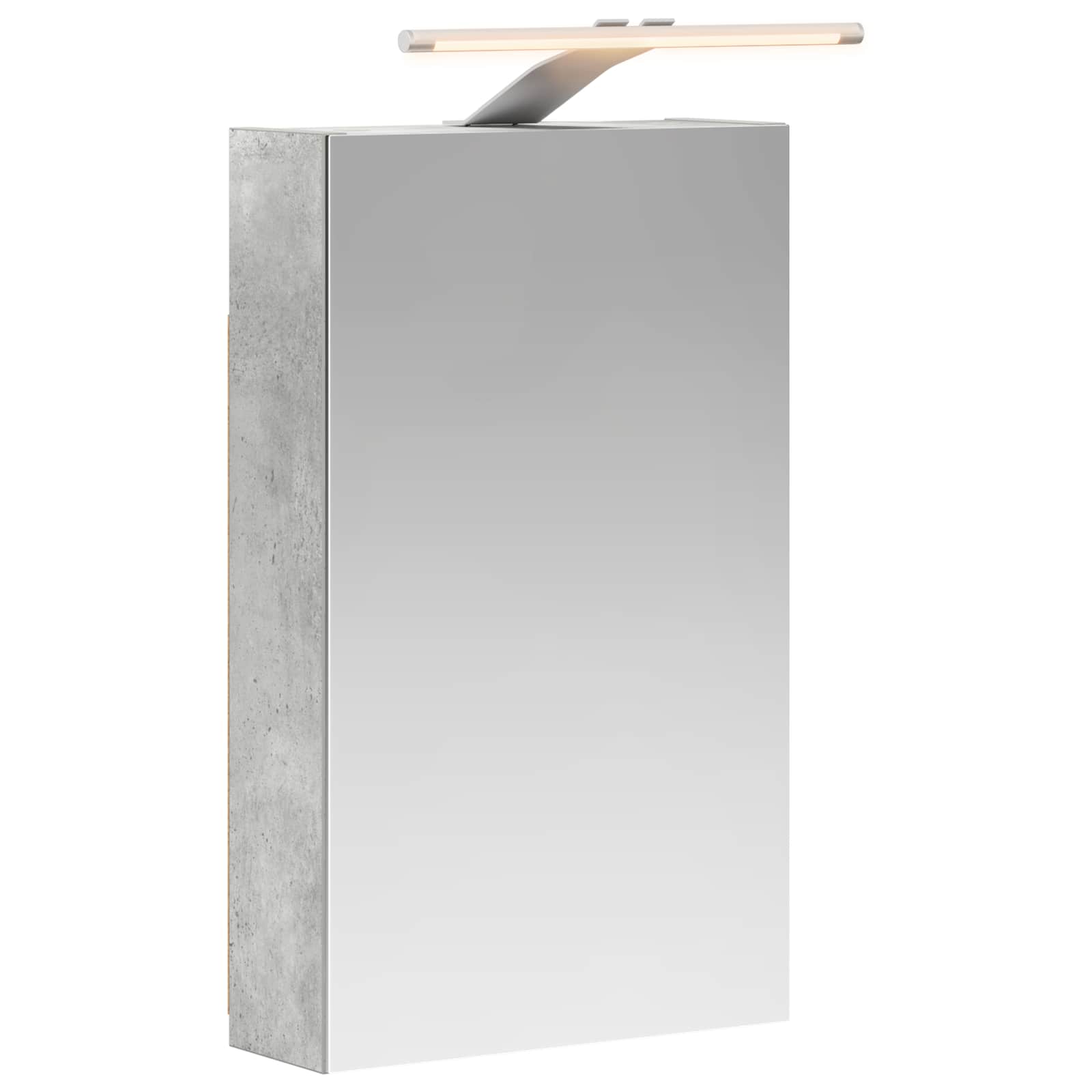 Maison Exclusive - Badezimmerspiegelschrank Beton Grau 30 X 10,5