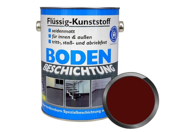 Wilckens Flüssig-Kunststoff Bodenbeschichtung 5 Liter Rotbraun 12631900090