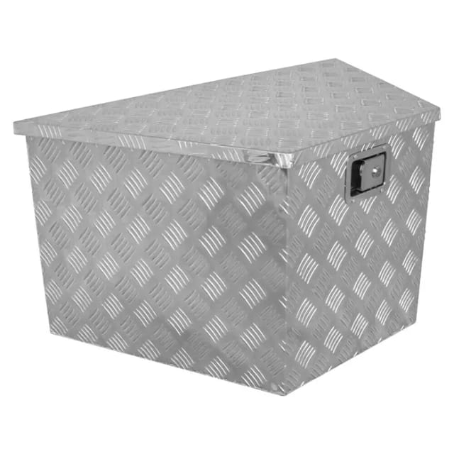 Güde - Alu Deichselbox gt 120 – 120L abschließbare Aluminium Werkzeugbox