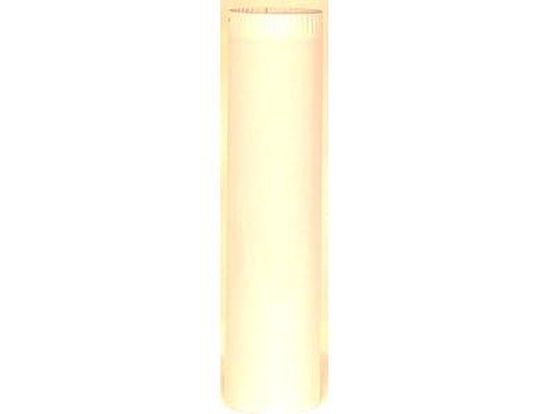 Rauchrohr 120 Mm Ø, 1000 Mm Lang, Weiß