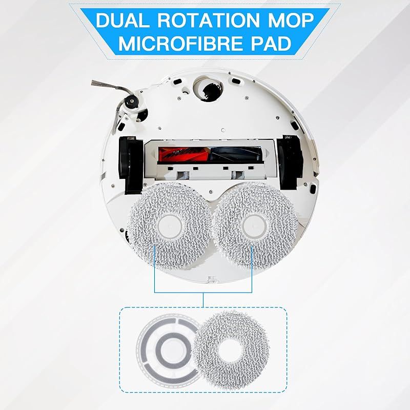 Vorderteil Mit Ersatzhalterung, Ersatzscheiben Für Roborock Qrevo Curv/qrevo Edge/saros 10r/qrevo Curv S5x/qrevo Edge S5a Staubsauger. Ersatzteile Für Die Polster.