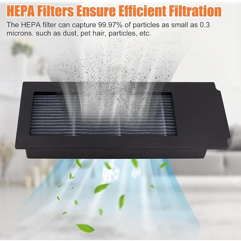 Forehill Set Mit 17 Ersatzteilen Für Ecovacs Deebot X2 / X2 Omni / X2 Pro / Dex86 Staubsauger, 1 Hauptbürste, 6 Seitenbürsten, 4 Hepa-filter, 2 Staubbeutel, 4 Tücher