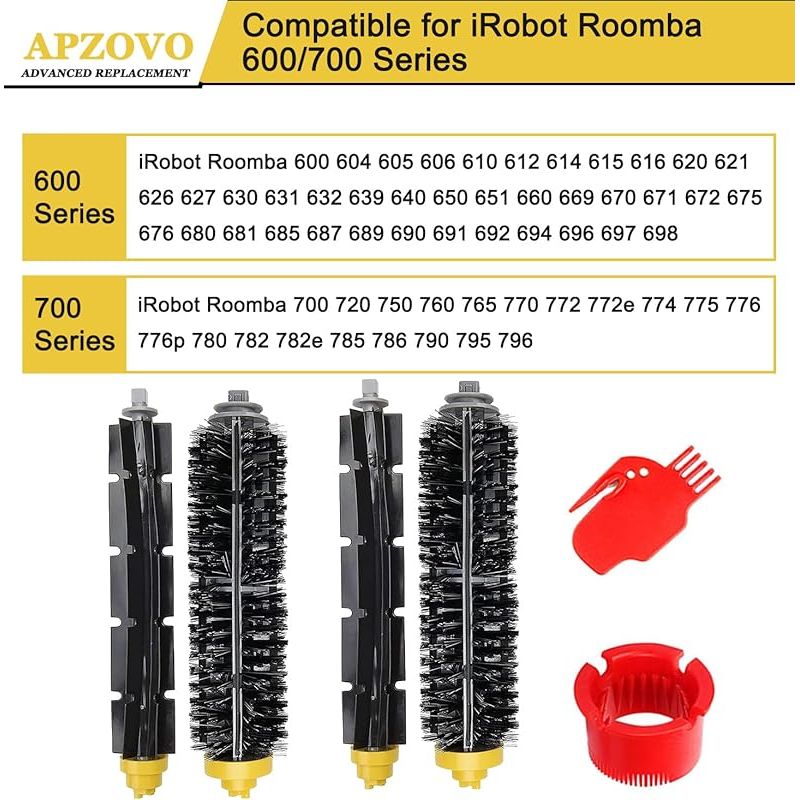 Vorderbürsten Für Irobot Roomba 600 Und 700 Serie, Hauptbürstenzubehör Für Irobot Roomba 600 Und 700 Serie