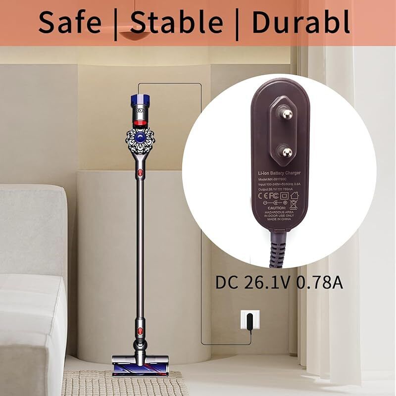 Forehill 26,1v Ladegerät Für Dyson Charge Kompatibel Mit Hoover V6 V7 V8 Dc58 Dc59 Dc60 Dc61 Dc62 Dc74 Sv03 Sv04 Sv05 Sv11 Sv10 Sv09 Sv06 Akku-staubsaugern