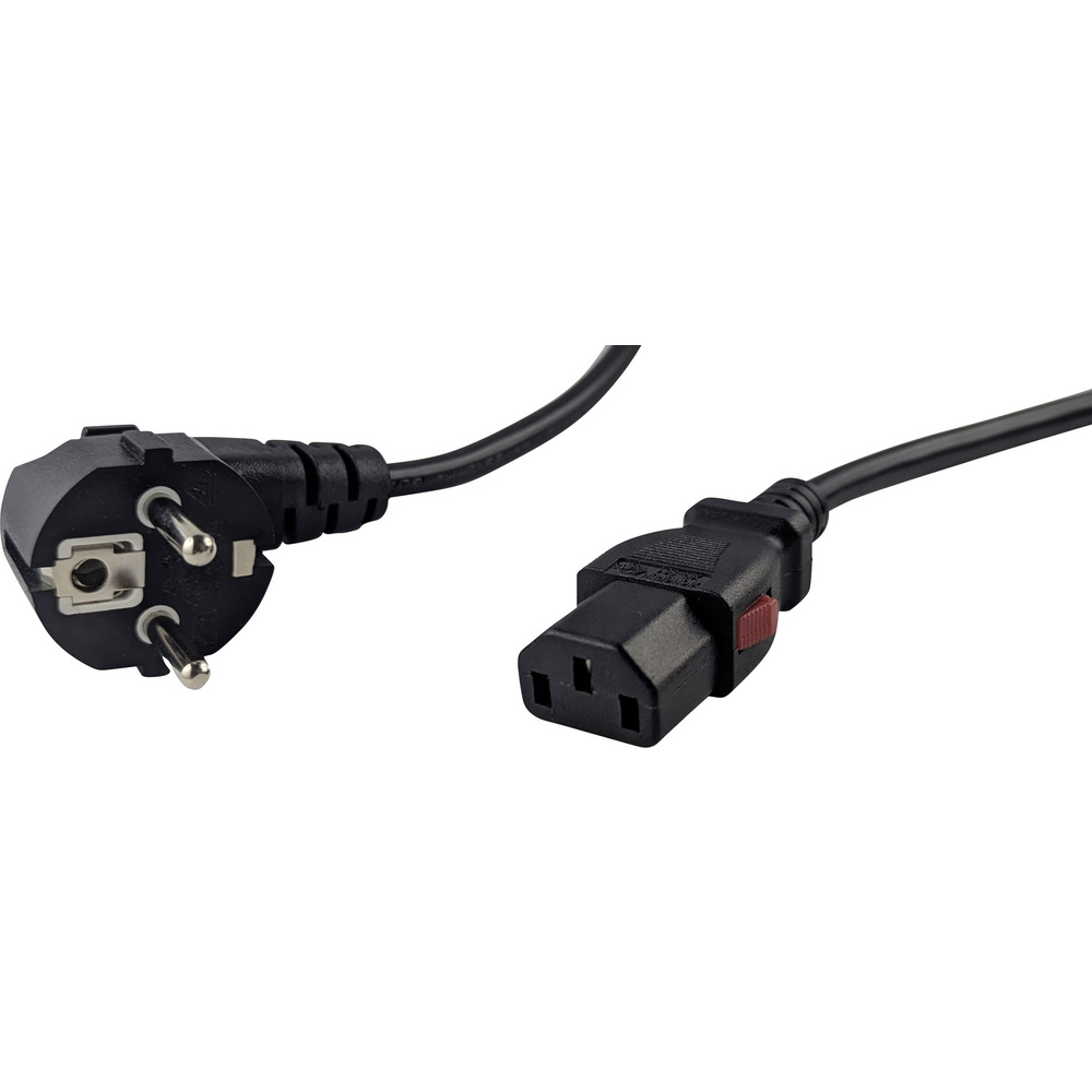Hawa R60103 Kaltgeräte Anschlusskabel Schwarz 2 M