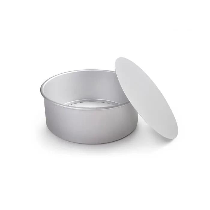 Ibili Mobiler Runder Extra Hoher Kuchenform Silber 20x10 Cm