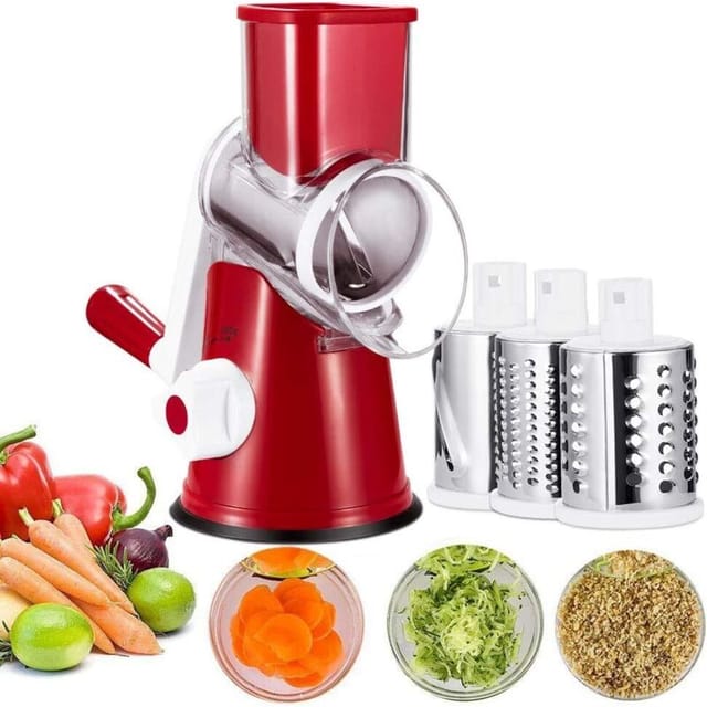 Spiral-Gemüseschneider für den Haushalt mit 3 Klingen, faltbarer Gemüsespiralschneider, Maschine zum Schneiden von Gemüse, Zucchini, Spaghetti und