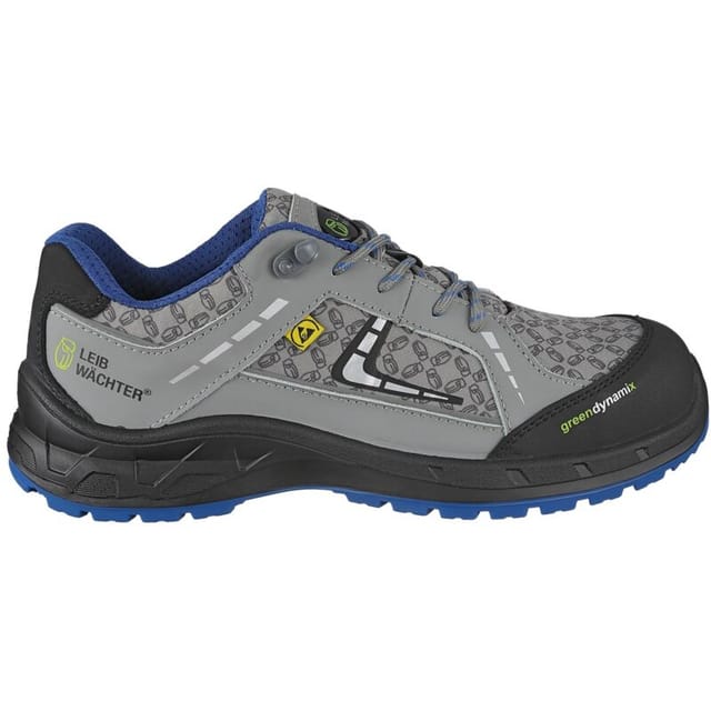 Leibwächter - Sicherheitshalbschuh brüssel S1PS esd Gr. 41 schwarz / blau