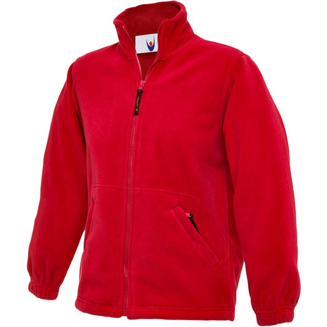 Kinder Classic Arbeits-Fleecejacke Rot 11/13 Jr. 300 g/m²