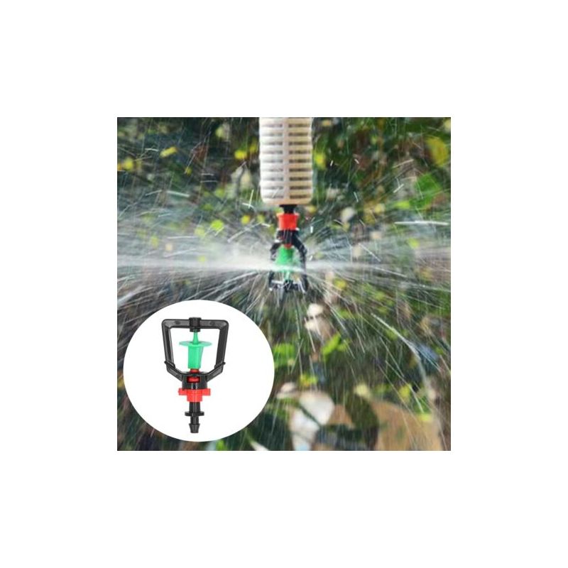 10er-set Rotierender Mikro-sprinkler Für Die Gewächshaus- Und Gartenbewässerung