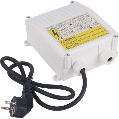 – Steuerkasten Für 1,5-kw-tauchpumpe – Integrierter Thermoschutzschalter – Einfache Installation – Kompatibel Mit Tauchpumpen – Uf 25 A