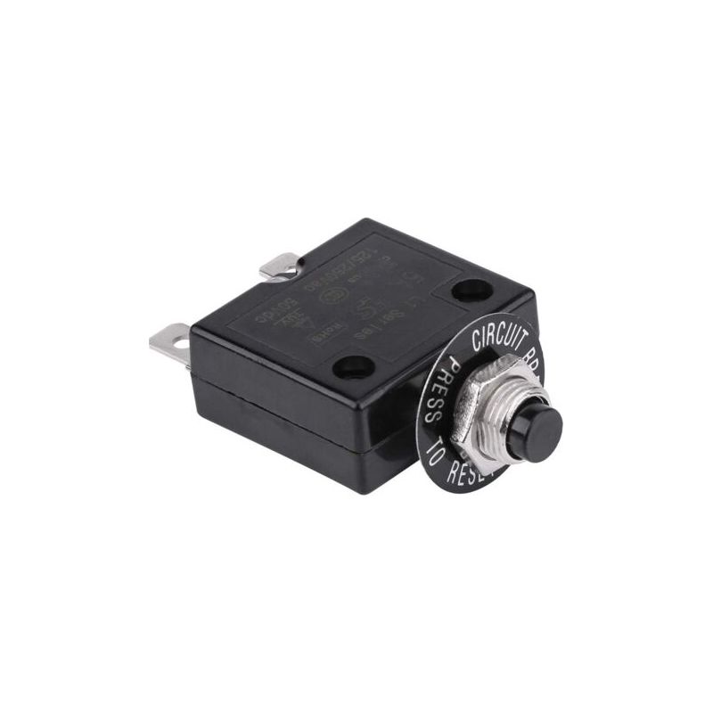 Thermischer Schutzschalter 5a 8a 10a 15a 18a 20a 30a – Überlastschutz – Spannung 125–250 V Ac, 50 V Dc – Manuelle Rückstellung