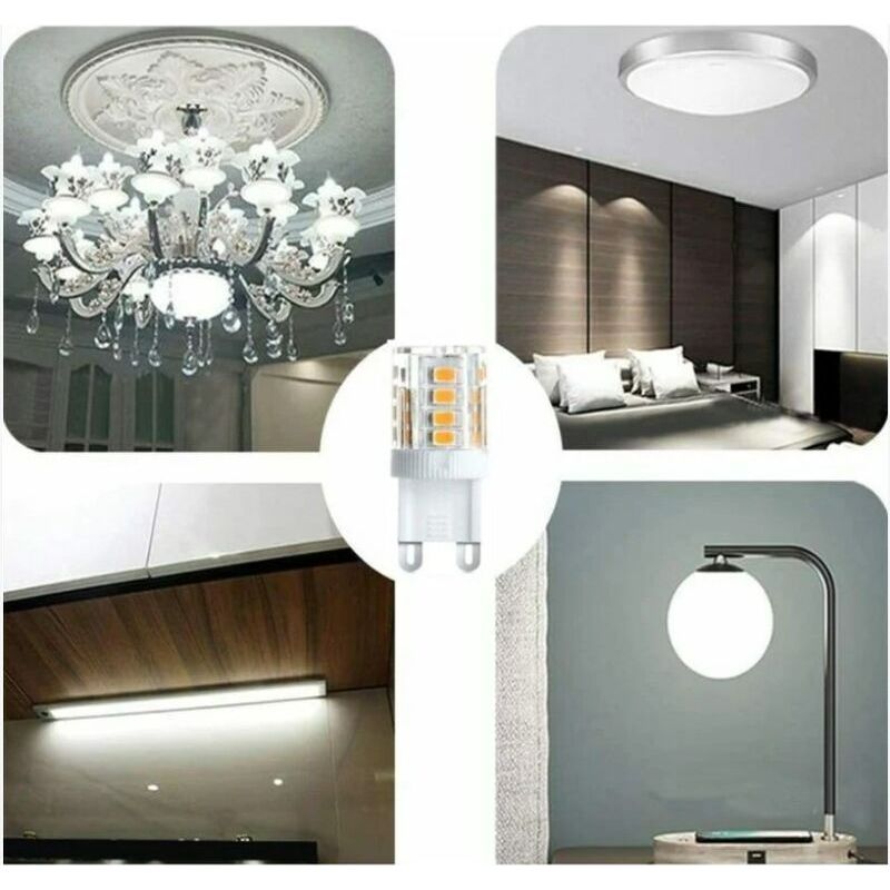 10er-pack Projekt-led, G9-led-lampe, 5 W Warmweiß/kaltweiß, Energiesparende Led-lampen, Ersatz Für Halogenlampen, 230 V Wechselstrom, Nicht Dimmbar