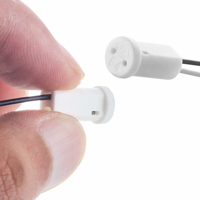 25 Stück G4-lampenfassungen, G4-lampensockel Mit Keramikbasis Für G4-led-halogenlampen, 10 Cm Kabel