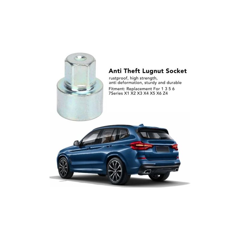 Radsicherungsmuttern-entfernungswerkzeug – Diebstahlsicherungsschlüssel Für Bmw 1er, 3er, 5er, 6er, 7er, X1, X2, X3, X4, X5, X6, Z4 – Rostfreies Metall