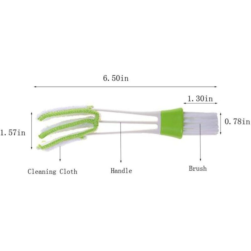Set Mit 3 Bürsten Und Reinigern Für Autoklimaanlagen, Staubwischer Für Tastaturen, Fenster, Laub, Jalousien, Glas Und Ventilatoren