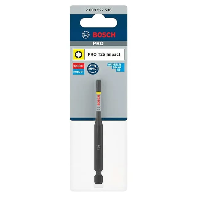 Bosch PRO Torx Impact Bit T25 90 mm - 2608522536