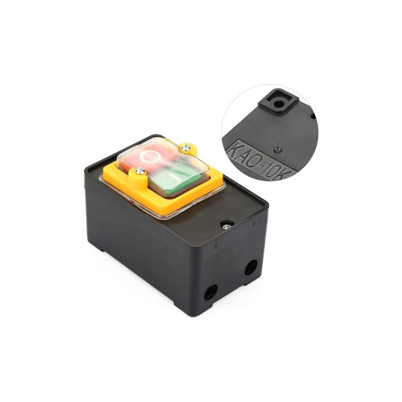 10-a-ein/aus-drucktaster – 220 V/380 V Spannung – Wasserdicht Für Textilmaschinen – 200 Mω Isolationswiderstand – Ac 220 V