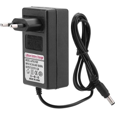 21v 2a Lithium-ionen-akku-netzteil – Wechselstrom 100–240v – Überhitzungs- Und Kurzschlussschutz – Led-anzeige