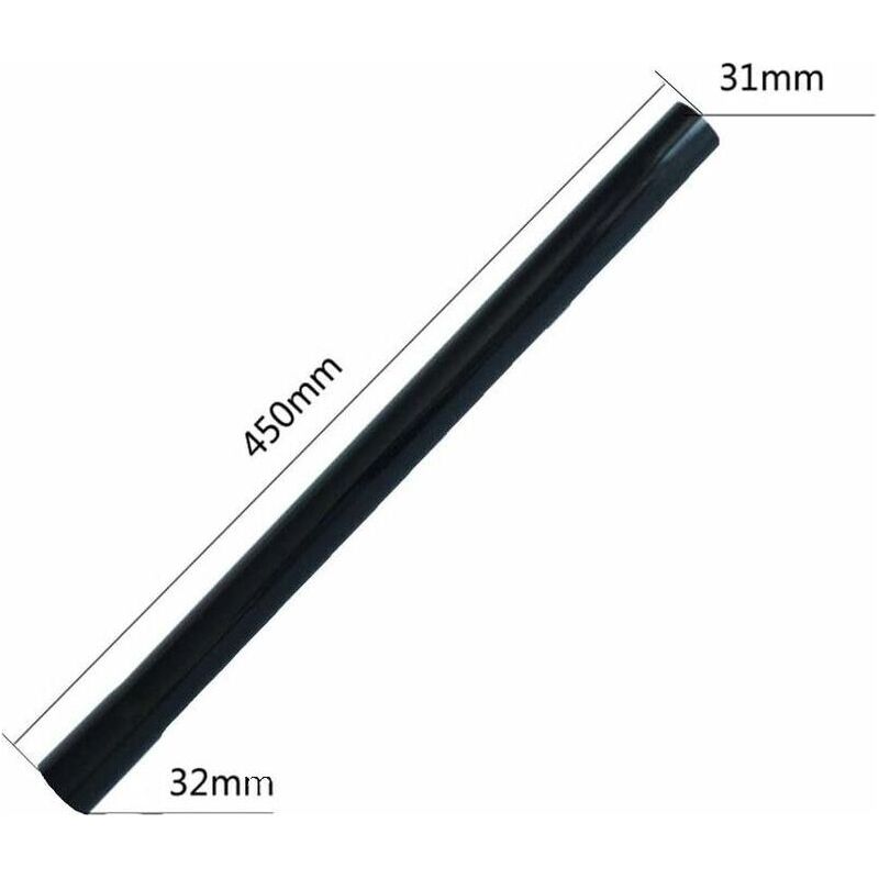 Stück Schwarze 35-mm-staubsaugerschlauch-verlängerungsrohre, Universell Kompatibel Mit Haier, Midea, Sanyo, Rowenta, Lg Longziming