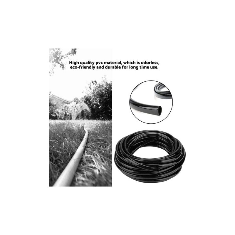 10 M Gartenschlauch, 8/11 Mm, Pvc-tropfbewässerungssystem Für Garten Und Gewächshaus